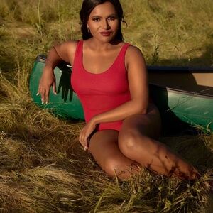 Andie The Ibiza One Piece - Eco Ribbed - Flame - Classic Size SFLAME / S